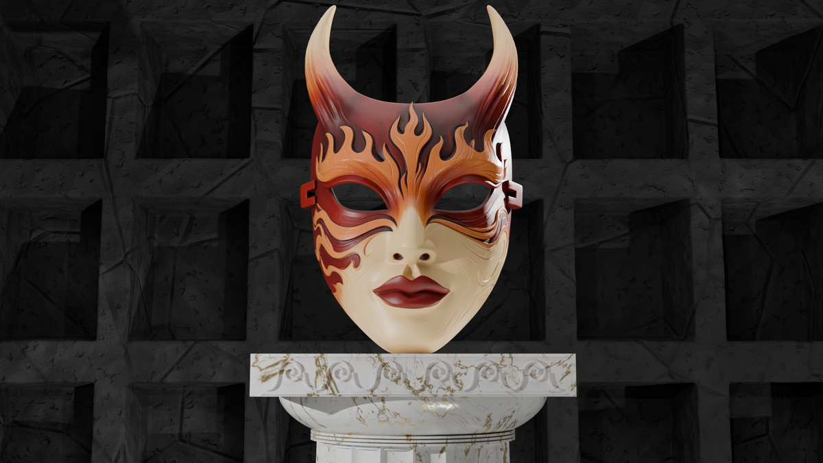 Ember Flame Mask