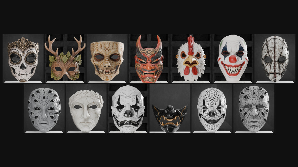 House of Many Faces original masks