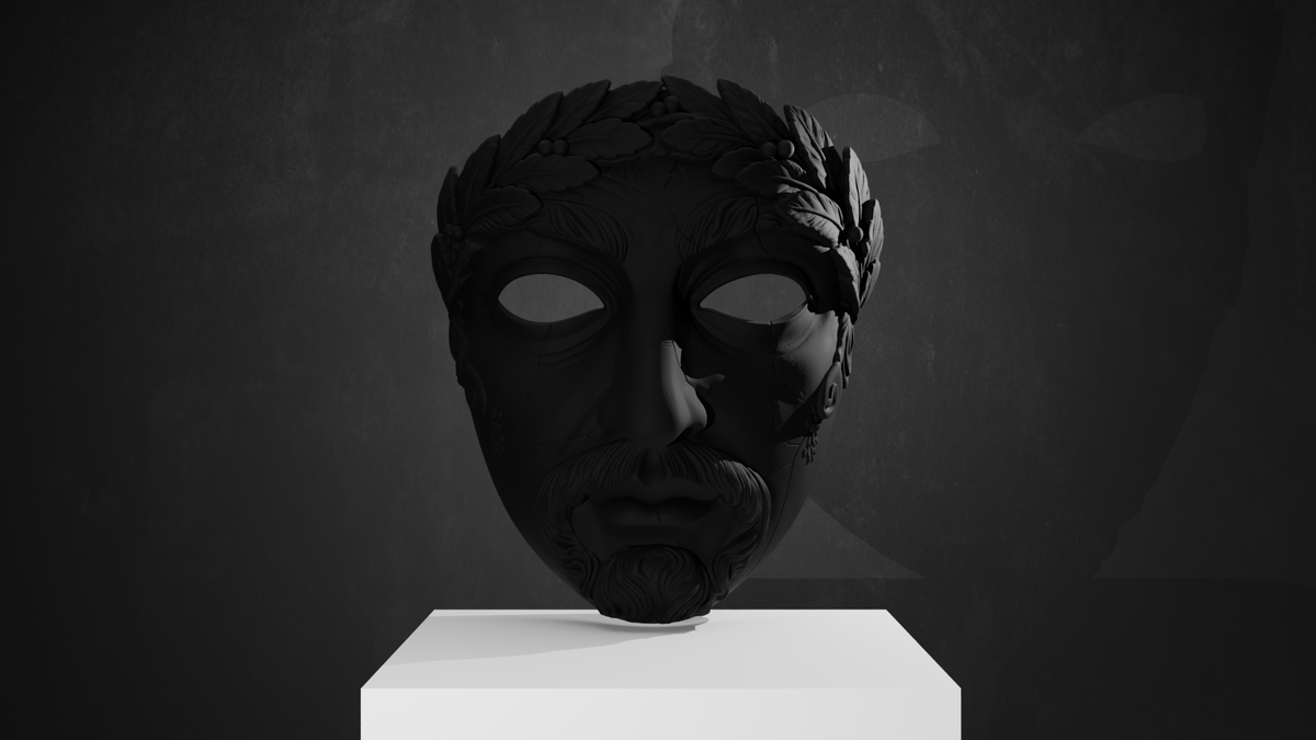 Aurelius Roman Mask