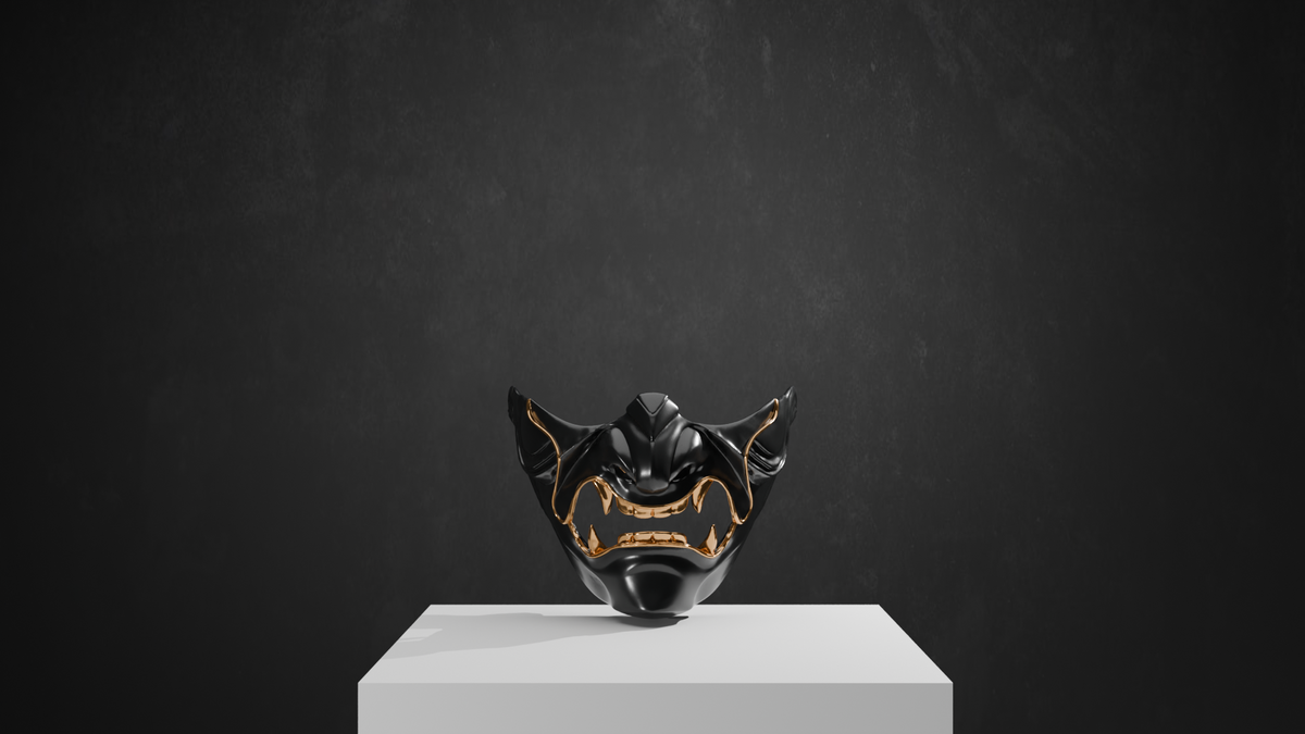 Nightjaw Samurai Half Mask