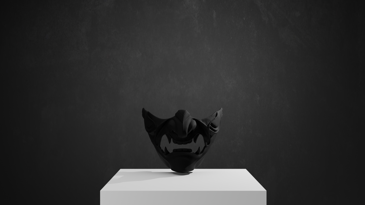 Nightjaw Samurai Half Mask